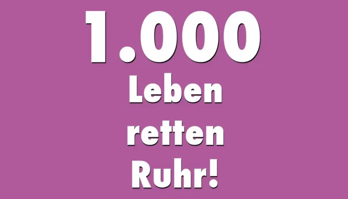 1000LebenRettenRuhr 1000LebenRettenRuhr